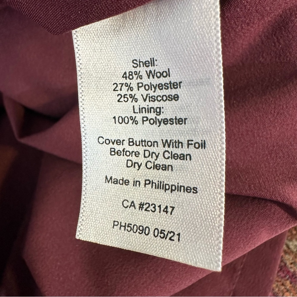 Talbots Wool Blend A-Line Skirt Brown Plaid Size 16 - Picture 10 of 10